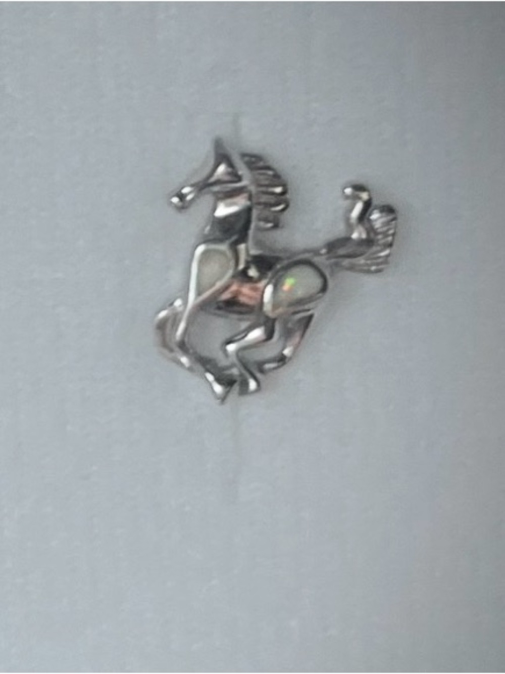Silver Horse Stud Earrings